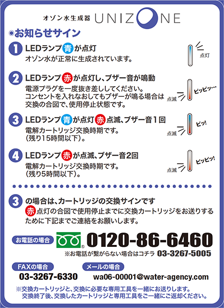 お知らせサイン